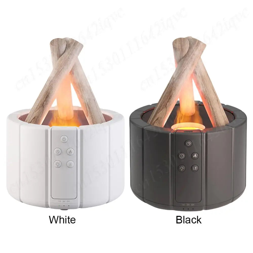 250ml Campfire Flame Aroma Diffuser Bonfire Air Humidifier Ultrasonic Cool Mist Maker Fogger Aromatherapy Essential Oil Diffuser