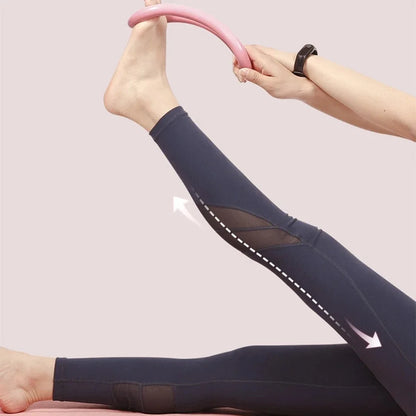 Yoga Circle Pilates Stretch Ring Home Women Fitness Equipment Fascia Massage Body Workout Exercise Resistance Support Tool