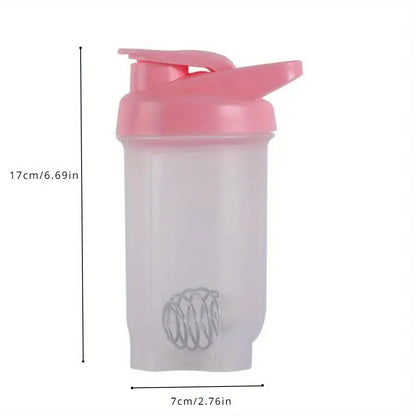 300ml/10.59oz Water Bottle For Drink Plastic Leak Proof Sports Bottles Protein Shaker Water Bottle Mixing Cup Kitchen Drinkware