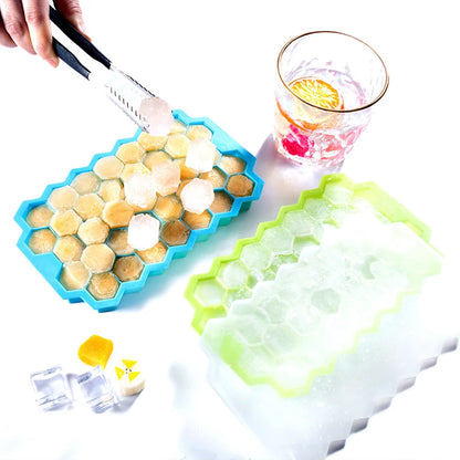 4/2/1PCS Silicone Ice Cube Mold 148 Cube Large-capacity Ice Trays Food Grade Ice Maker BPA Free Reusable Ice Maker with Lids