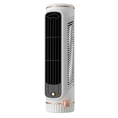 Desk Tower Fan USB Rechargeable 3 Speeds Quiet Air Cooler Tabletop Air Conditioner Vertical Horizontal Electric Fan