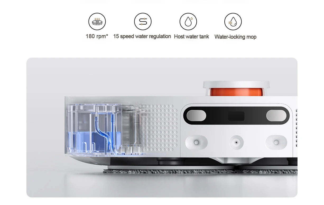 XIAOMI MIJIA M40 Robot Vacuum Cleaner,High-Precision Obstacle Avoidance,12Kpa Suction,Intelligent Mop Lift,LDS laser navigation