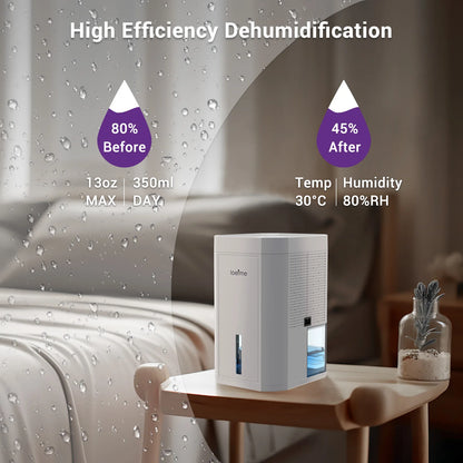 Electric Home Dehumidifier Multi-capacity For Damp, Condensation, Mould, Smells,Defrost Portable Quiet