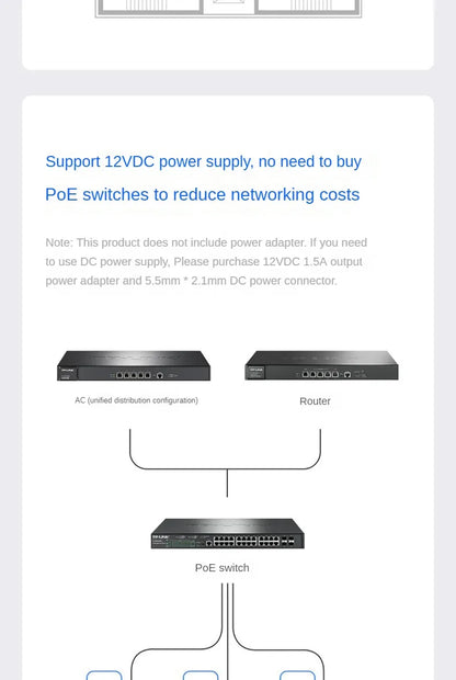 TP-Link AX3000 Wi-Fi6 MESH Router Celling AP Access Point Wireless PoE AP Dual Band 5GHz High-Power Wifi Repeater Hotspot