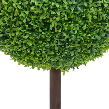 50cm Artificial Ball Shaped Boxwood Plant in Pot - Lifelike Greenery for Home Decor