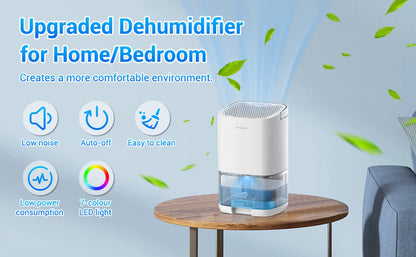 1000ml Air Dehumidifier Portable Mute Kitchen Moisture Absorbers Machine Air Dryer For Home Bedroom Office Anti Humidity Dryer