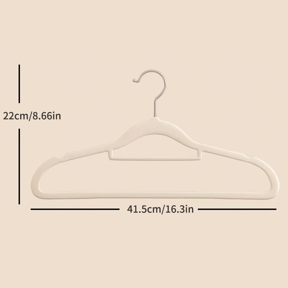 Premium Velvet Hangers 50 Pack with Non-Slip Space Saving Felt Clothes Hangers Sturdy Slim Flocked Hangers for Dresses Coats Tie