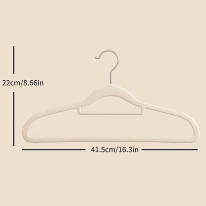 Premium Velvet Hangers 50 Pack with Non-Slip Space Saving Felt Clothes Hangers Sturdy Slim Flocked Hangers for Dresses Coats Tie