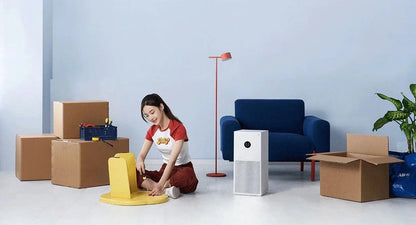 XIAOMI MIJIA Smart Air Purifier 4 Lite Deodorization Remove Formaldehyde Bacteria Odor PM2.5 APP Remote Control Low Noise Design