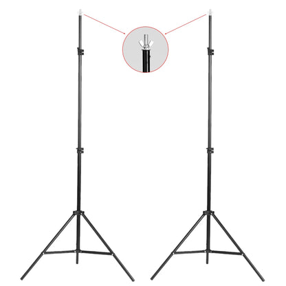 Andoer Photography Kit 1.8*2.7m Black White Green Cotton Backdrop 3pcs Fish-like Mount Clip 1pc 60cm 5in1 Photography Reflector