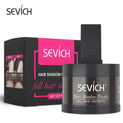 Sevich Waterproof Beard Filler Beard Hair Shadow Powder Root Cover Up Concealer Fill In Thinning Instantly Modify Fluffy Powder