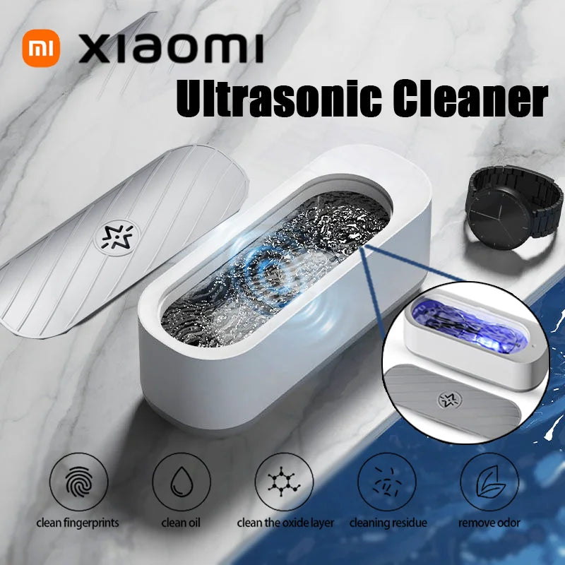 Xiaomi 45000Hz Ultrasonic Cleaner Pro Deep Clean Jewelry Glasses Watches USB-C Rechargeable Portable Design For Home Travel Use