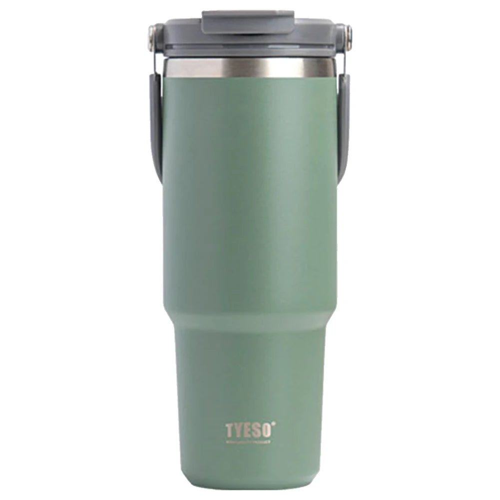 Thermos Bottle Stainless Steel 900ML Portable Ice Cup Double-Layer Insulation Travel Sports Water Bottle Insulated Water Bottle