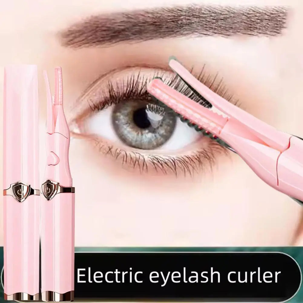 Electric Heated Eyelash Curler Natural Lasting Quick Curling Heated Electric Eyelash Clips Professional Lash Temperature He L7X4