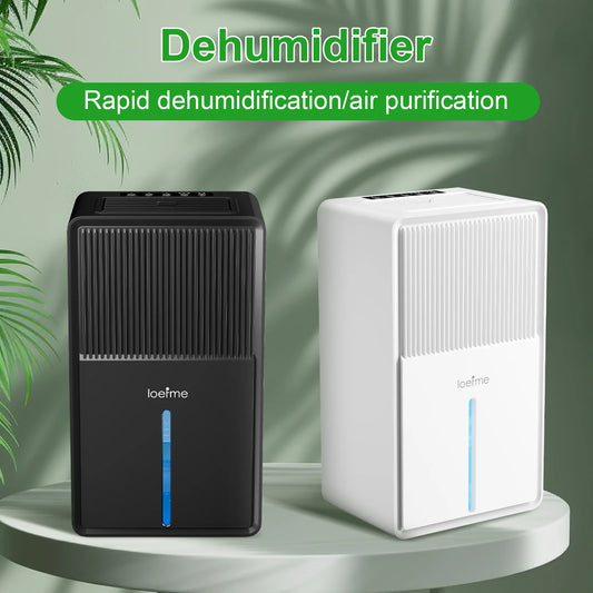 Portable Large 3.0L Dehumidifier for Home, Quiet Air Dryer for Mould, Moisture, and Damp Control, Ideal for Bedrooms, Basements