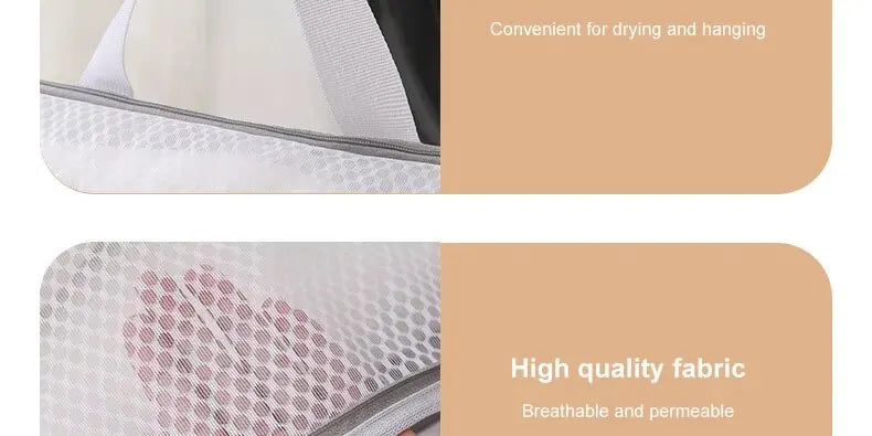 1PC 3D Laundry Bag WithDrawable Mesh Bag Washing Machine Filter Mesh Bag Anti Deformation Laundry Bag