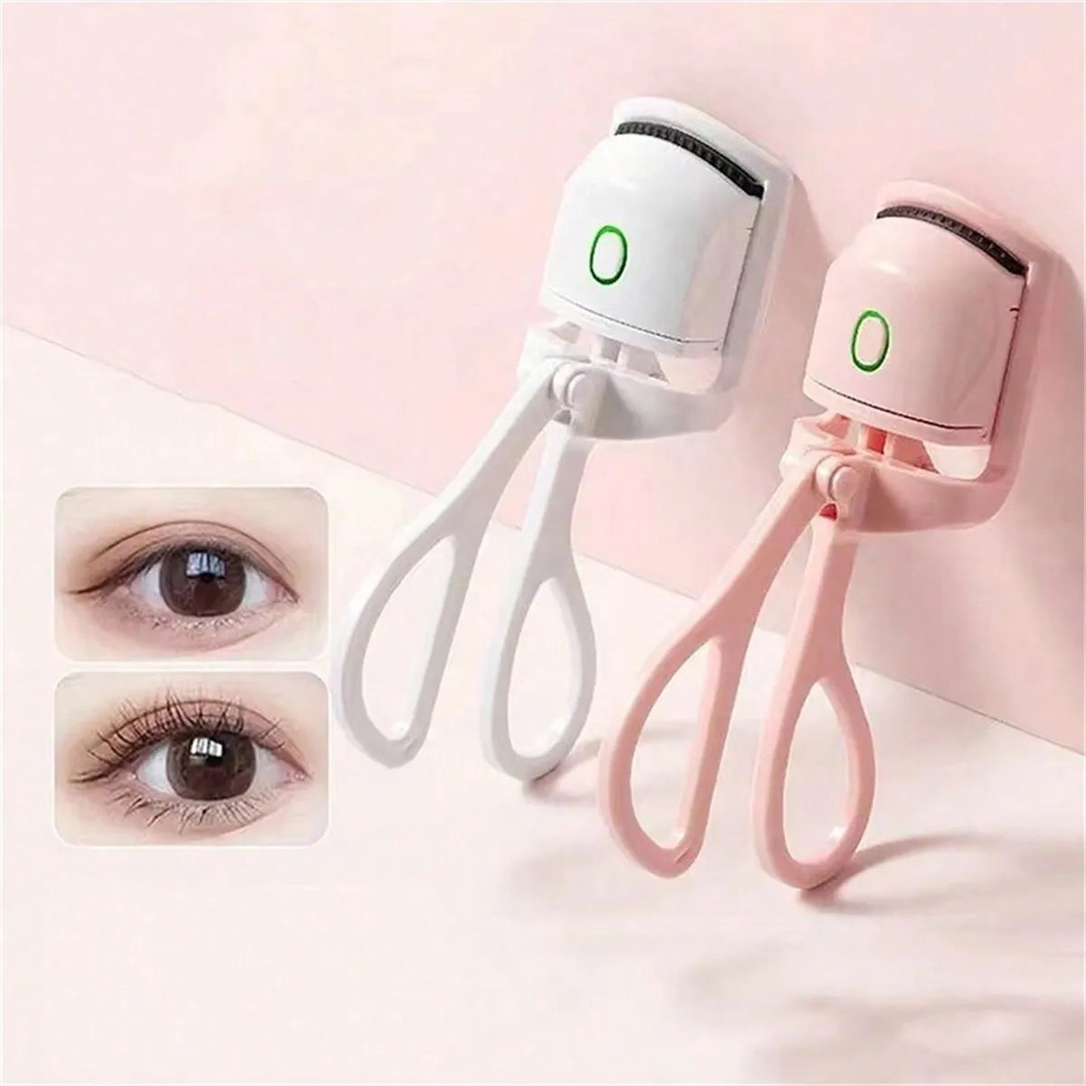 Quick-Heat Eyelash Curler - USB Rechargeable, Portable & Long-Lasting Lash Curler With Adjustable Temperatures