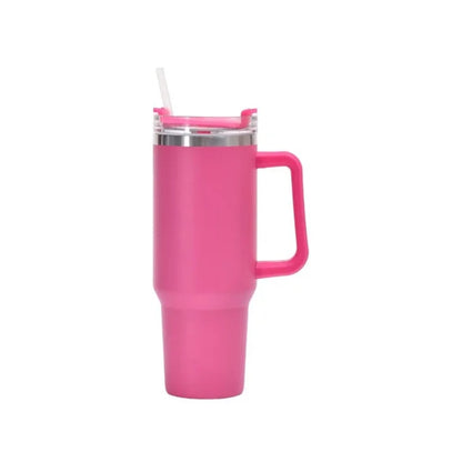 1200ml Stainless Steel Mug Coffee Cup Thermal Travel Car Auto Mugs Thermos 40 Oz Tumbler with Handle Straw Cup Drinkware  In