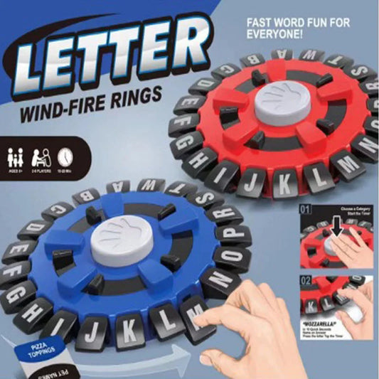 New Basta Think Word Game Fast-Paced Family Tapple Board Game The Quick Thinking Letter Pressing Puzzle Games For Adults Spanish