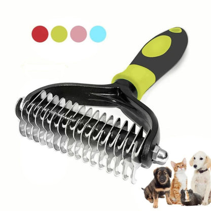 Pet Dog Hair Remover Dog Brush Stainless Steel Cat Comb Grooming and Care Hair Brush  Long Hair Curly Pets Dogs Accessories Cats