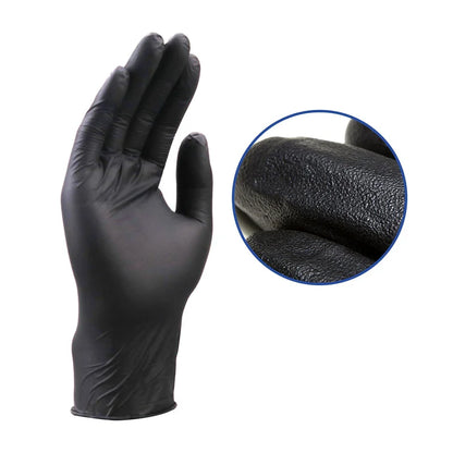 100 Pack Disposable Black Nitrile Gloves For Household Cleaning Work Safety Tools  Gardening Gloves  Kitchen Cooking Tools Tatto