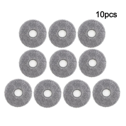 Upgraded version Antibacterial Mop Cloths Rags For Ecovacs X1，X2，T10，T20 Series Robot Vacuum Cleaner Accessories Spare Parts