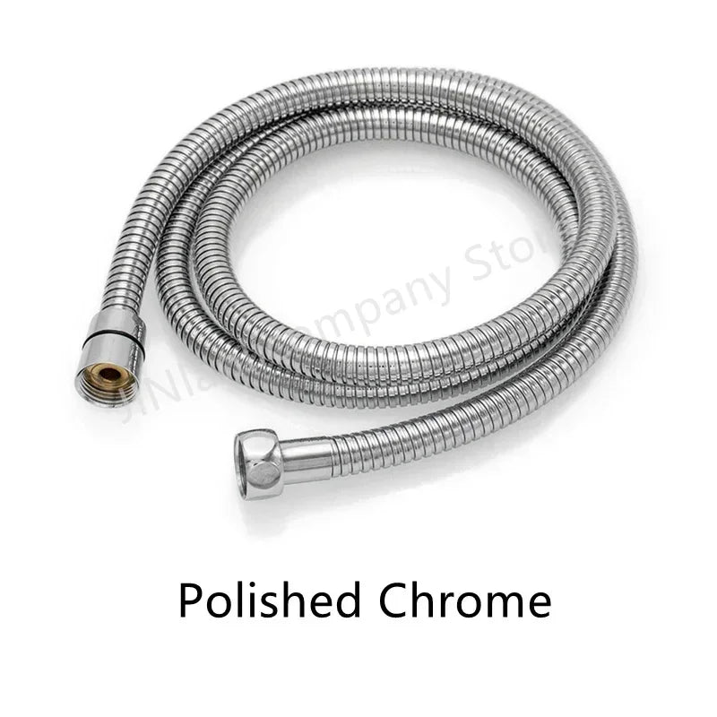 1.5M Black/Grey/Gold Shower Hose for Bath Handheld Shower Head Fittings Explosion-Proof Bath Tube Bathroom Flexible Shower Pipe