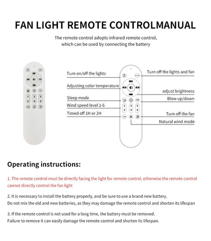 New Ceiling Fan Light Living Room Bedroom Modern and Simple Home Intelligent Remote Control Restaurant LED Fan Light