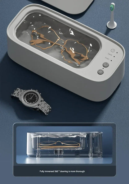 Vibrating Ultrasonic Glasses Cleaning Machine Electric 3 Speed Jewelry Watch Timing Cleaning Machine Ultrasonic Contact Lens