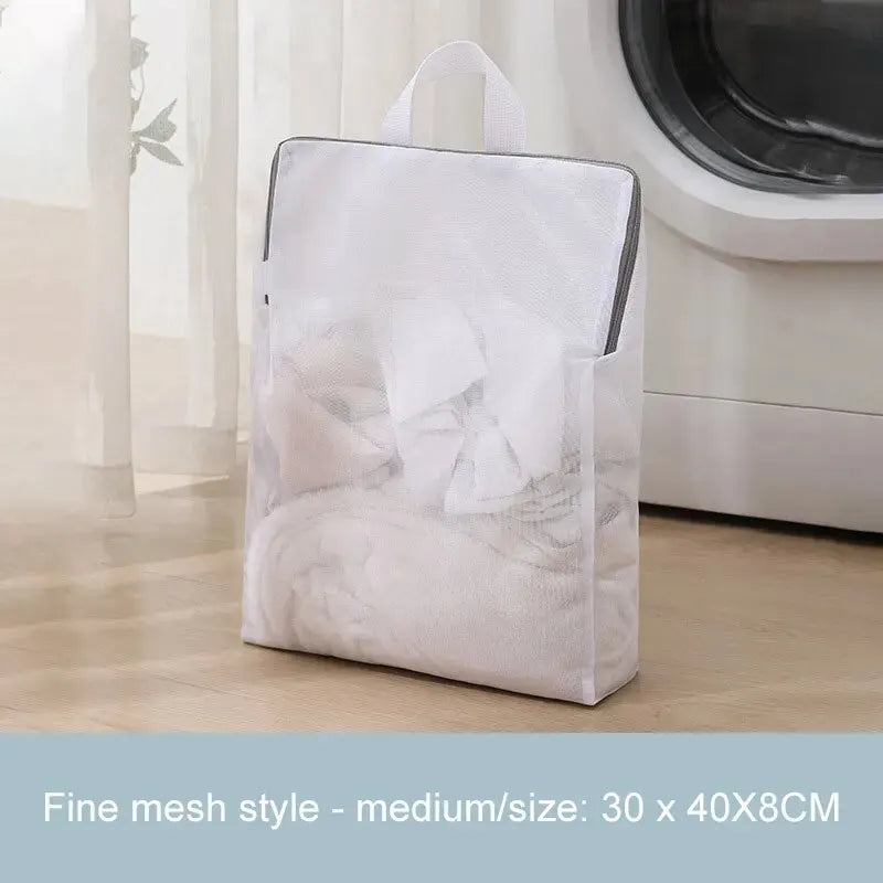 1PC 3D Laundry Bag WithDrawable Mesh Bag Washing Machine Filter Mesh Bag Anti Deformation Laundry Bag