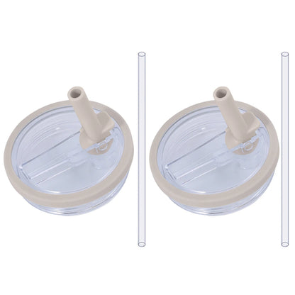 2Pc Dustproof Tumbler Lid Straw Spill Proof Tumbler Cover Replaceble Tumbler Flip Straw Lid for Stanley 30oz Tumbler Accessories