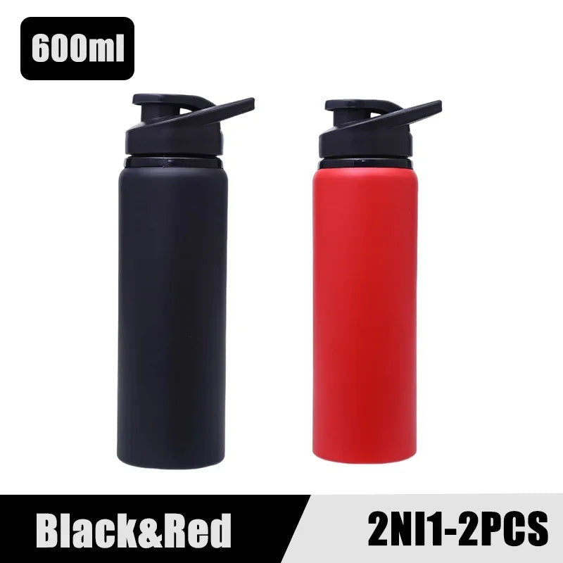 Portable Stainless Steel Water Bottle Bicycle Riding Drinking Water Bottle Outdoor Sport Travel Mug Metal Stainless Steel Bottle