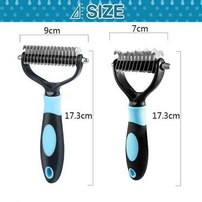 Pet Dog Hair Remover Dog Brush Stainless Steel Cat Comb Grooming and Care Hair Brush  Long Hair Curly Pets Dogs Accessories Cats