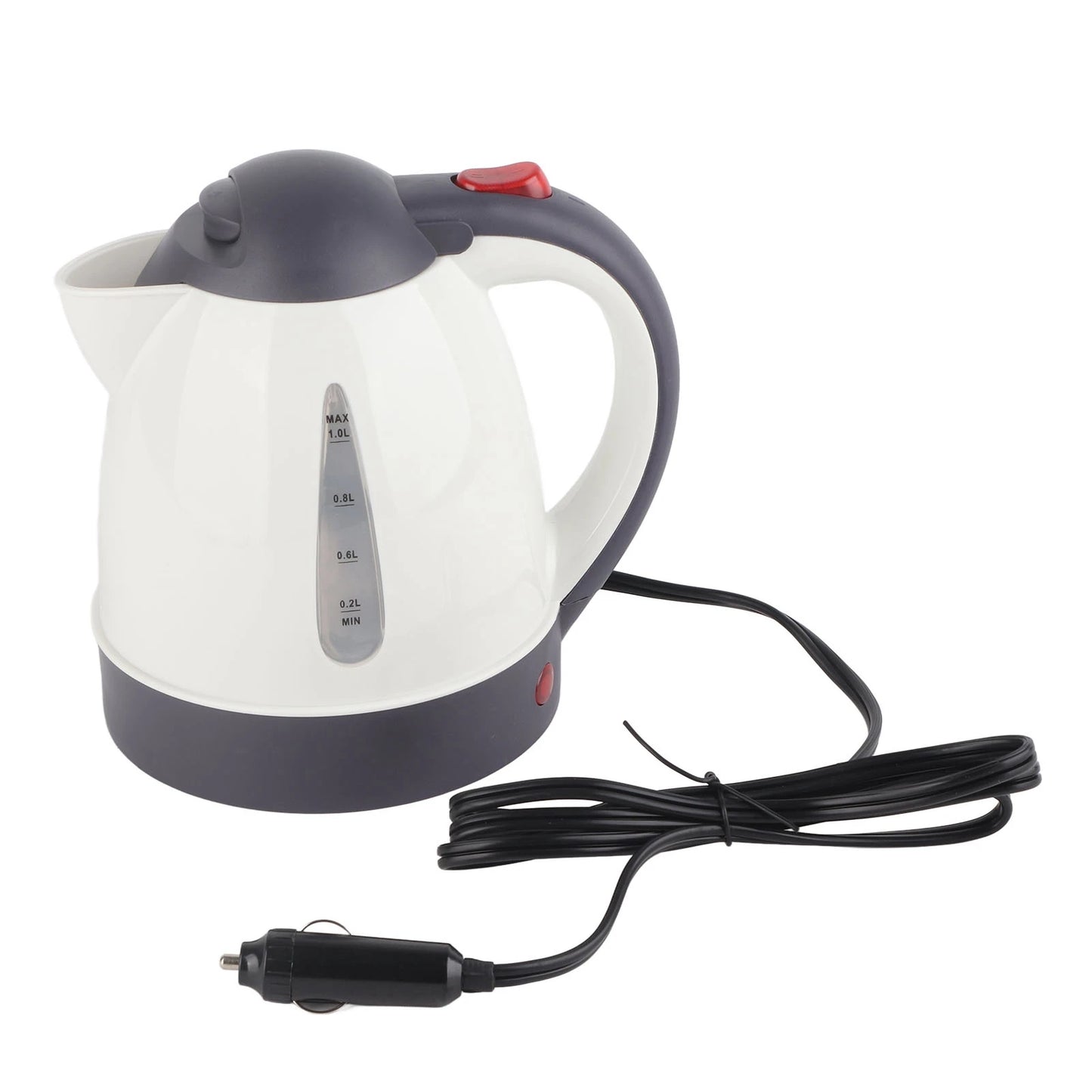 1000ML Car Hot Kettle Car Truck Water Heater 250W 24V Tea Coffee Kettle Portable Fast Boiling Heater for Travel Home