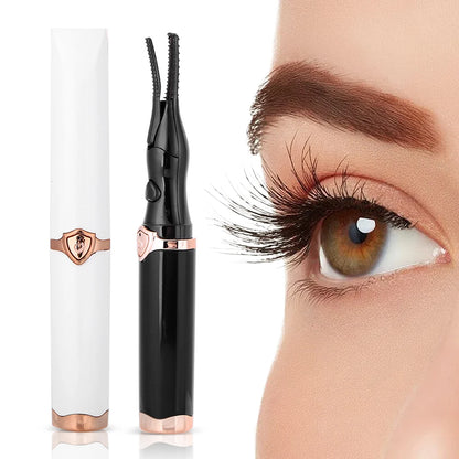 Heated Eyelash Curler USB Rechargeable Electric Eyelash Curler 2 Heating Modes Long Lasting for Quick Natural Curling