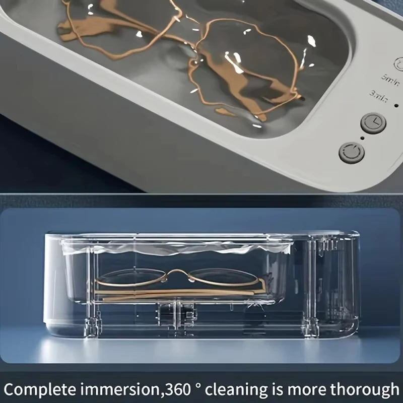 Xiaomi Ultrasonic Glasses Cleaning 45KHZ Ultrasound Jewelry Cleaner Machine High Frequency Ultrasonic Cleaning Bath For Jewelry