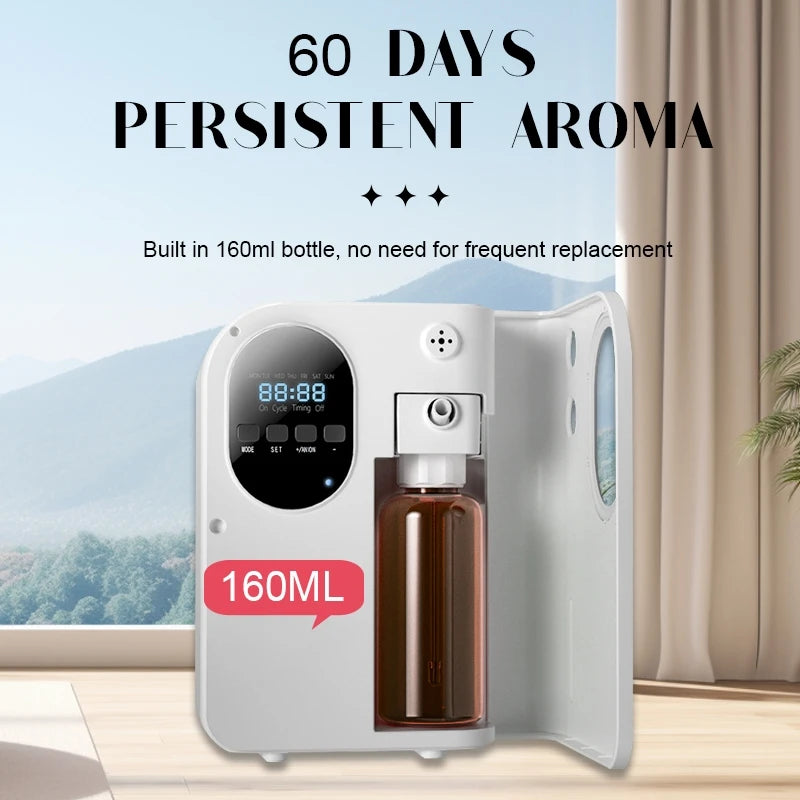 300m³ Large Coverange Diffuser Aromatherapy Machine Smell Distributor Fragrance Diffuser Home Office Room Hotel Aroma Diffuser