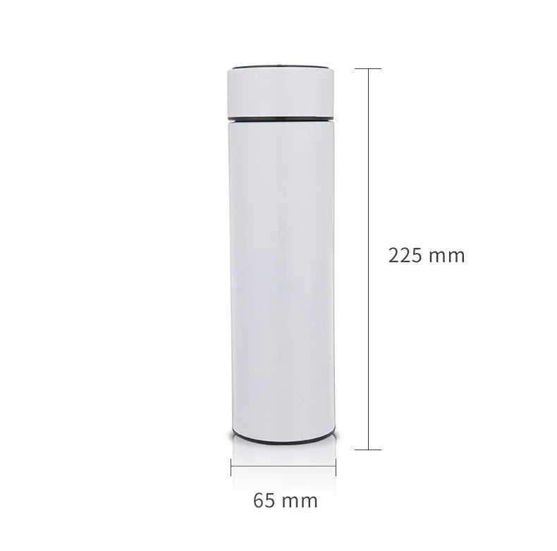 500ml Stainless Steel Thermos Bottle with Digital Temperature Display LED Intelligent Temperature Measurement Cup Vacuum Flask