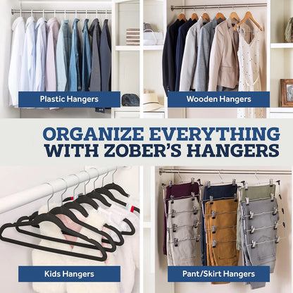 10/20/30pcs Velvet Hanger, Heavy Duty Non-Slip Hanger for Coat Pants and Formal Wear, Space Saving Garment Felt Hanger