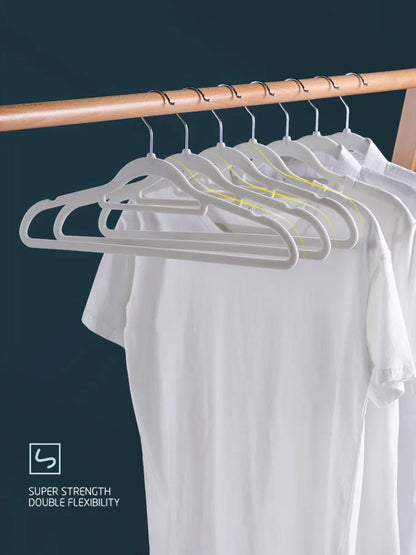 10 pcs /lot   Velvet Hangers Non-Slip Clothes Rack Suit Shirt Coat  Space Saving Hangers