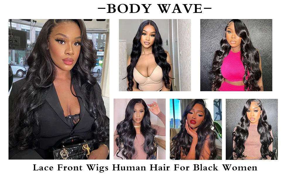 180 Density Body Wave 13x6 Lace Frontal Wig Human Hair 30 32 Inch 13x4 Lace Front Human Hair Wig Wet And Wavy For Women Bling