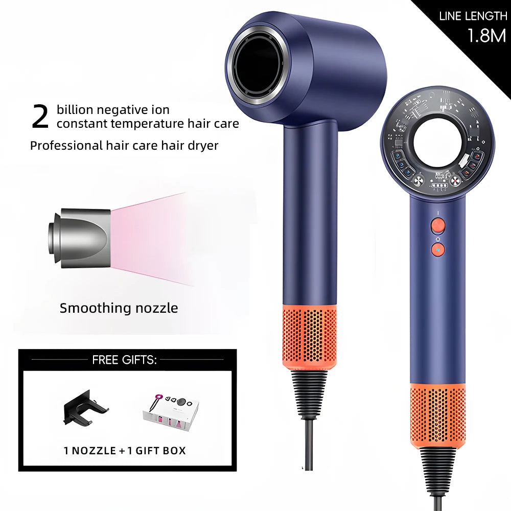 New high-speed hairdryer for home use with negative ion hair protection, high power quick-drying electric hairdryer