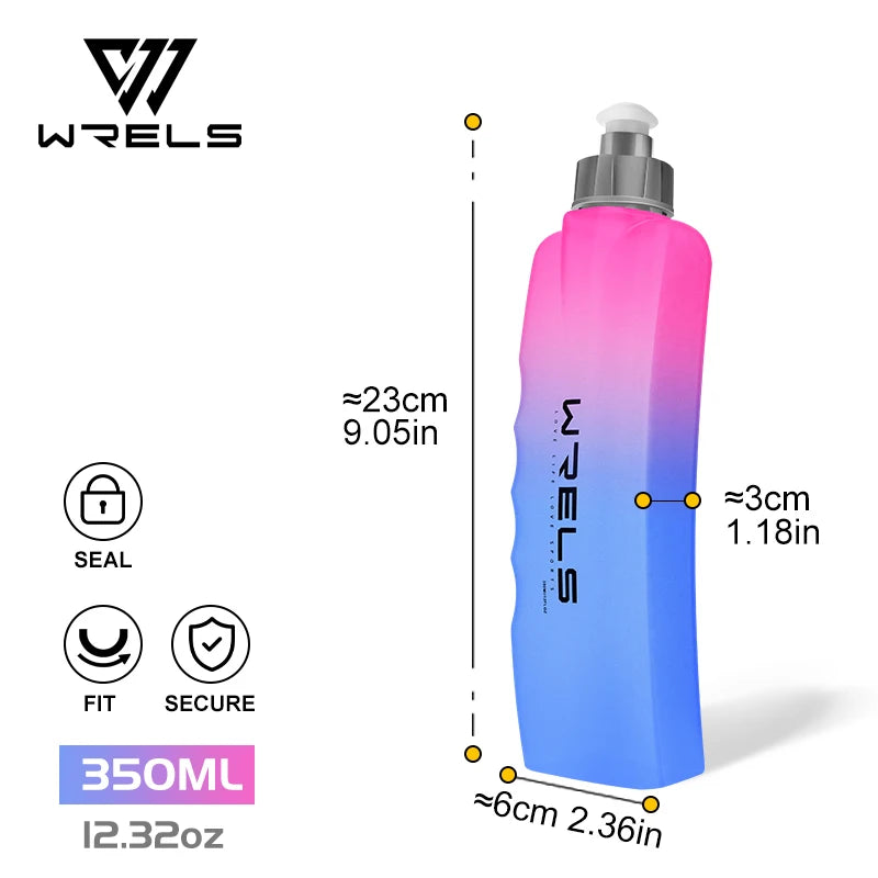 WRELS Sport Water Bottle Material Sports Fitness Running Riding Camping Hiking Portable Kettle Lightweight Water Bottle