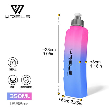 WRELS Sport Water Bottle Material Sports Fitness Running Riding Camping Hiking Portable Kettle Lightweight Water Bottle