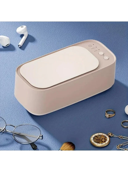 Ultrasonic Cleaner | 45KHz, Rechargeable Battery-Powered | Multi-Purpose Wash for Jewelry, Glasses, Watches & More