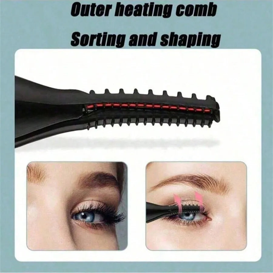 Rechargeable Heated Electric Eyelash Curler Curling Iron For Lasting Styling, Great Gift For Women