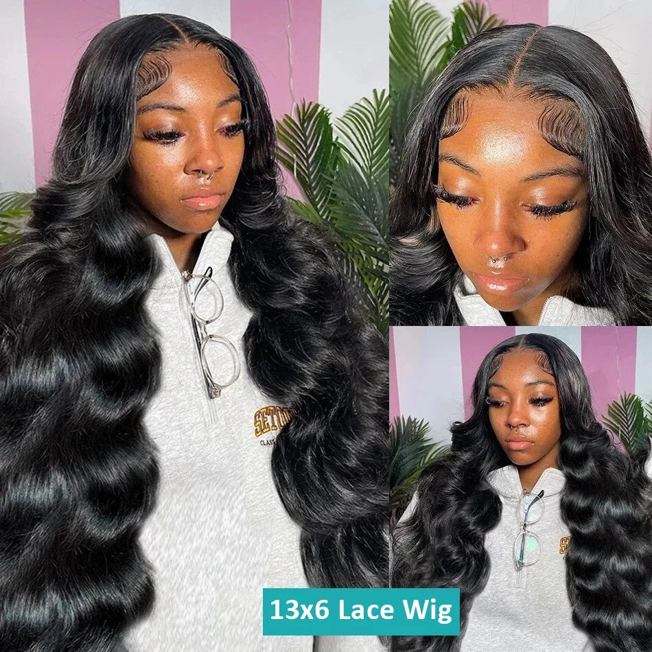 32 Inch Body Wave 13x6 Hd Lace Frontal Wig Human Hair 13x4 Hd Pre Plucked Lace Wigs For Women Brazilian 360 Lace Front Hair Wigs