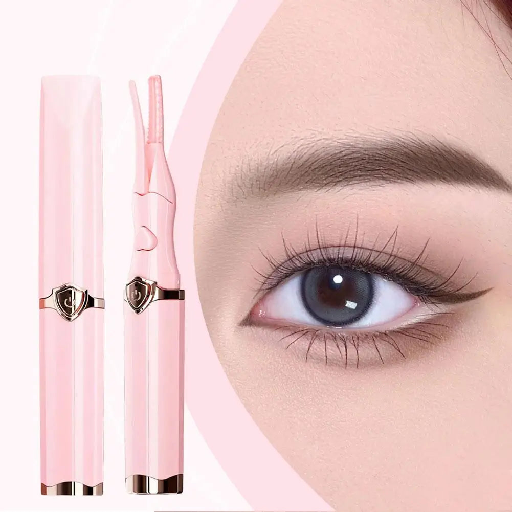 Electric Heated Eyelash Curler Natural Lasting Quick Curling Heated Electric Eyelash Clips Professional Lash Temperature He L7X4