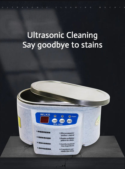 Ultrasonic Cleaner 30/50W Ultrasonic Bath 40Khz Degas For Home Cleaner Watches Contact Lens Glasses Denture Teeth Makeup Razor