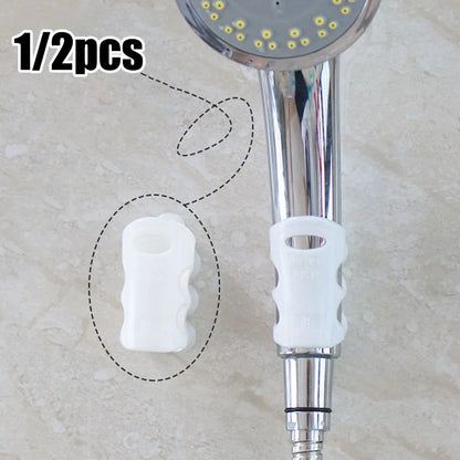 1/2PC Silicone Movable Shower Head Holder With Suction Cup Adjustable Silicone Shower Head Holder Bathroom Hooks